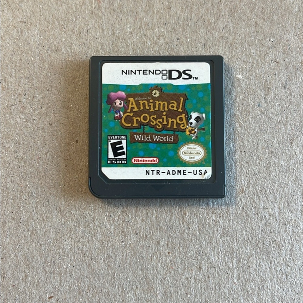 Nintendo DS Animal Crossing: Wild World Game Cartridge